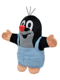 Hand Puppet The Little Mole with Pants 27 cm, Blue / Black Hand Puppet - Pintado & Lacado