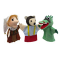 Set of Finger Puppets Kasperl & Pezi 12 cm, Multicolour Set of Finger Puppets - Pintado & Lacado