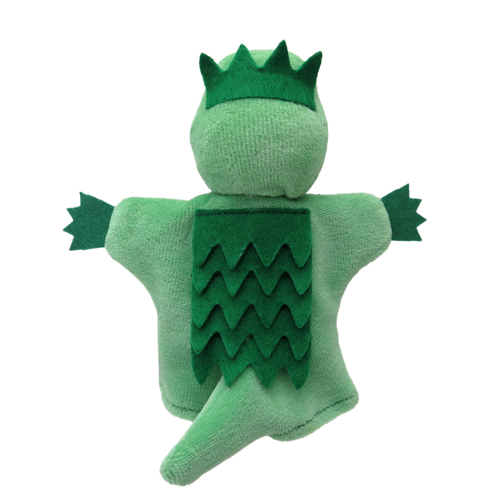 Finger Puppet Dragon Dagobert 12 cm, Multicolour Finger Puppet - Pintado & Lacado