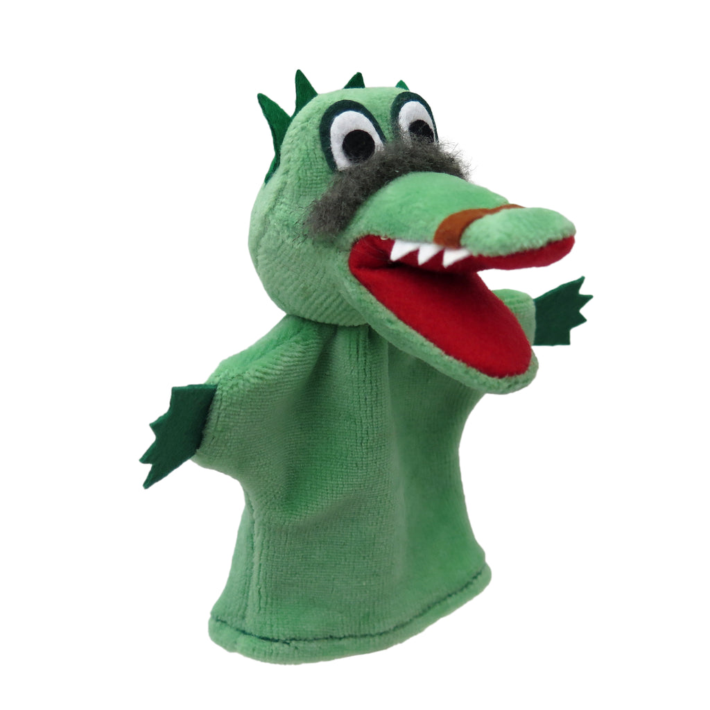 Finger Puppet Dragon Dagobert 12 cm, Multicolour Finger Puppet - Pintado & Lacado