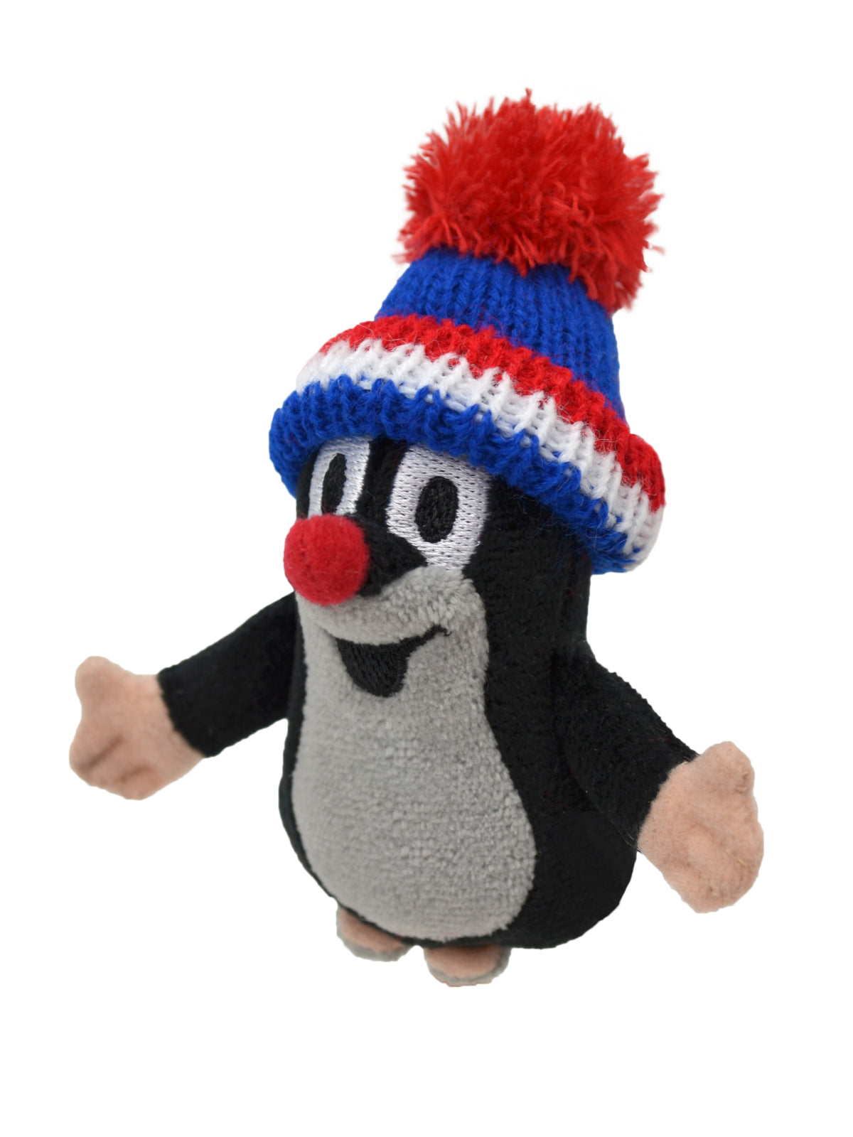 Finger Puppet The Little Mole with Red Beanie 10 cm, Multicolour Finger Puppet - Pintado & Lacado
