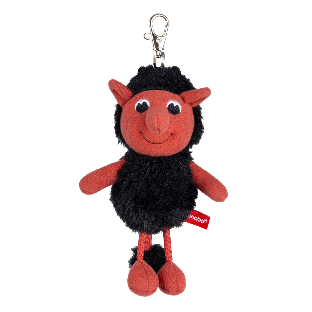 Keyring Devil Hubert with Carabiner 13 cm, Multicolour Keyring - Pintado & Lacado