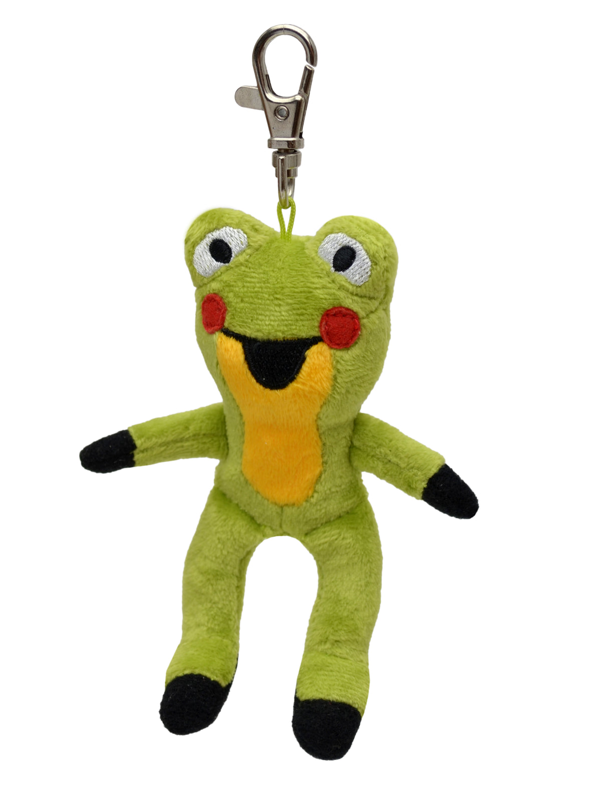 Keyring The Little Mole's Friend Frog 10 cm, Green Keyring - Pintado & Lacado