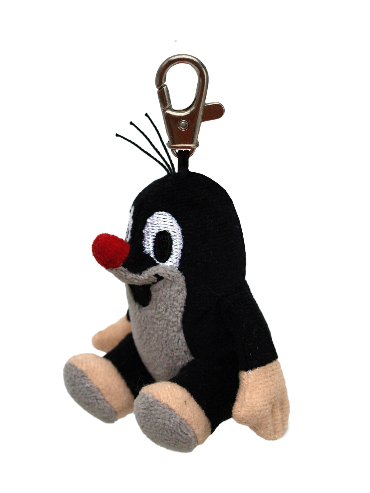 Keyring The Little Mole 7 cm, Black Keyring - Pintado & Lacado