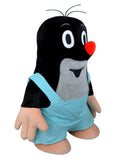 Stuffed Animal The Little Mole with Pants 105 cm, Black / Blue Stuffed Animal - Pintado & Lacado
