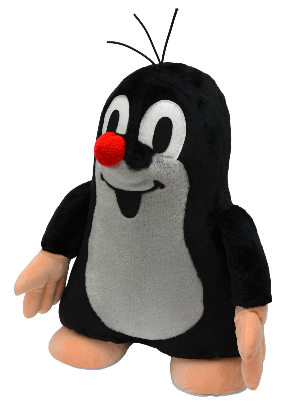 Stuffed Animal The Little Mole Standing 50 cm, Black Stuffed Animal - Pintado & Lacado