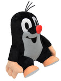 Stuffed Animal The Little Mole Sitting 30 cm, Black Stuffed Animal - Pintado & Lacado