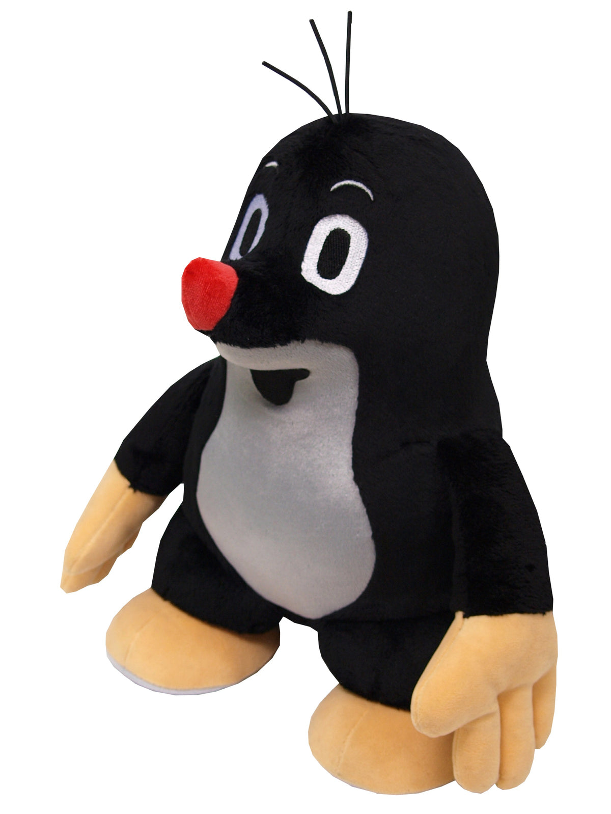 Stuffed Animal The Little Mole Standing 35 cm, Black Stuffed Animal - Pintado & Lacado