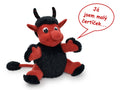 Stuffed Animal Devil Speaking 23 cm, Multicolour Stuffed Animal - Pintado & Lacado
