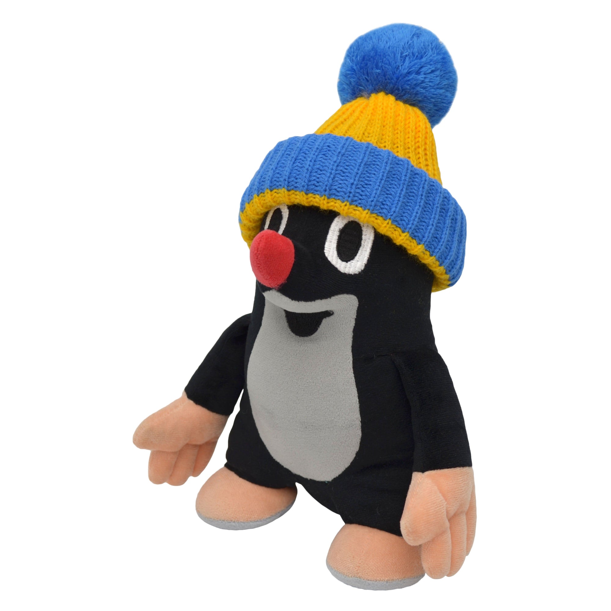 Plyšák Krtek s kulichem 24 cm