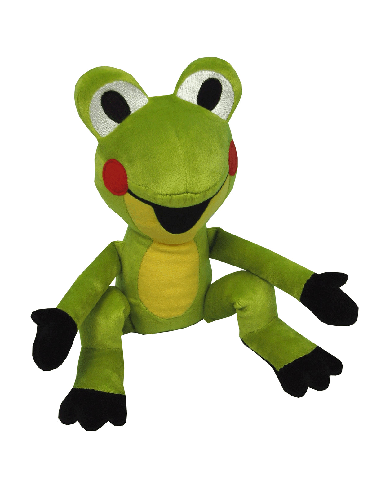 Stuffed Animal The Little Mole's Friend Frog 20 cm, Green Stuffed Animal - Pintado & Lacado