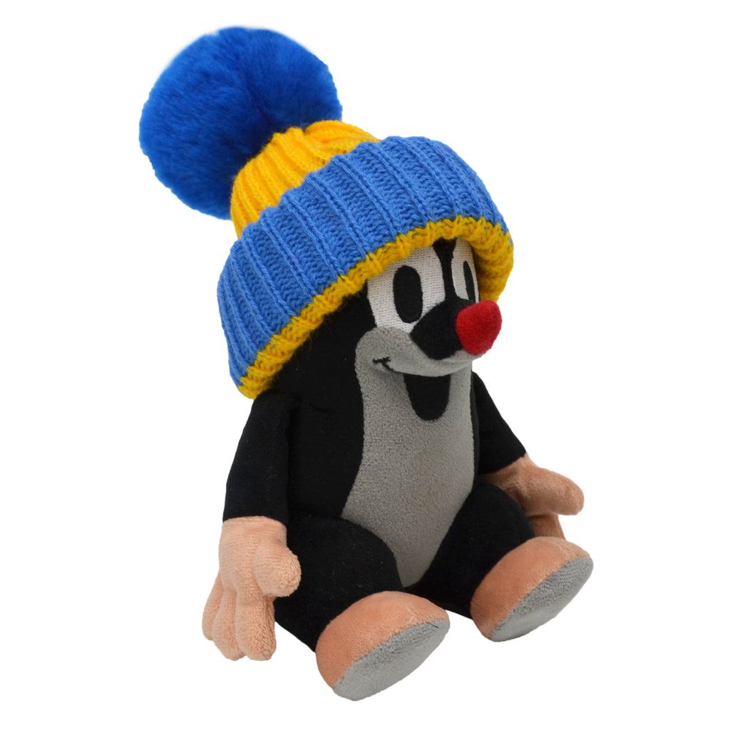 Plyšák Krtek s kulichem 20 cm