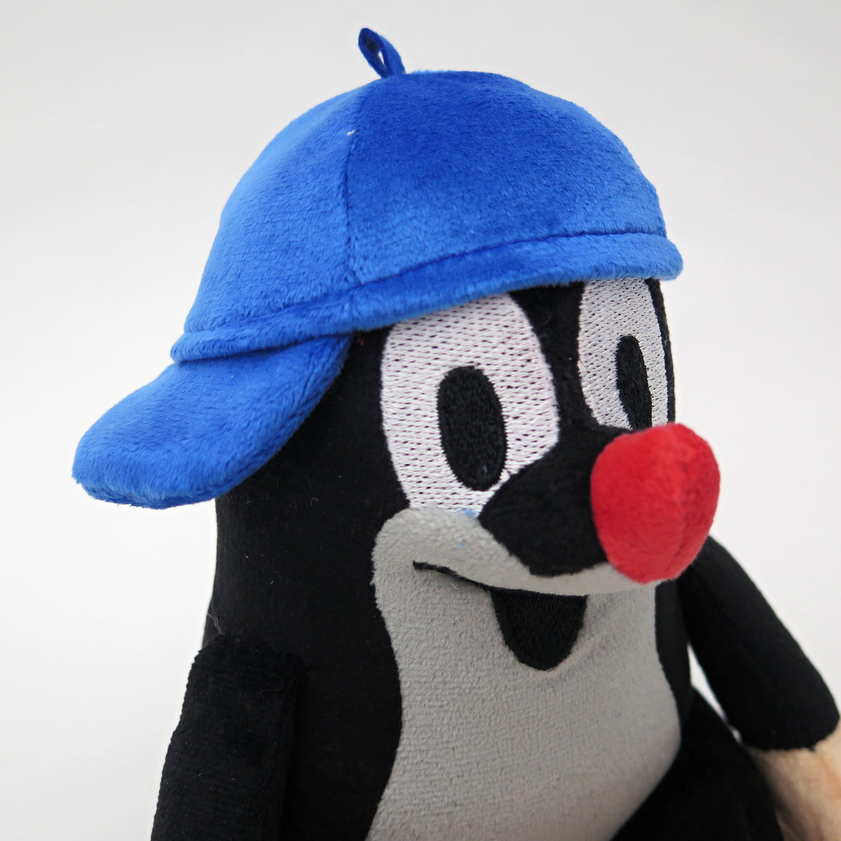 Kuscheltier Der kleine Maulwurf mit blauer Baseballmütze sitzt 16 cm, 48920E