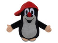 Stuffed Animal The Little Mole with Blue Baseball Cap 12 cm, Black / Red Stuffed Animal - Pintado & Lacado