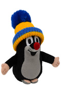 Stuffed Animal The Little Mole 15,5 cm, Black / Blue