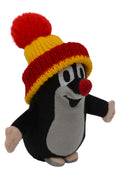 Stuffed Animal The Little Mole 15,5 cm, Black / Red Stuffed Animal - Pintado & Lacado