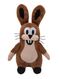 Stuffed Animal The Little Mole's Friend Rabbit 17 cm, Brown Stuffed Animal - Pintado & Lacado