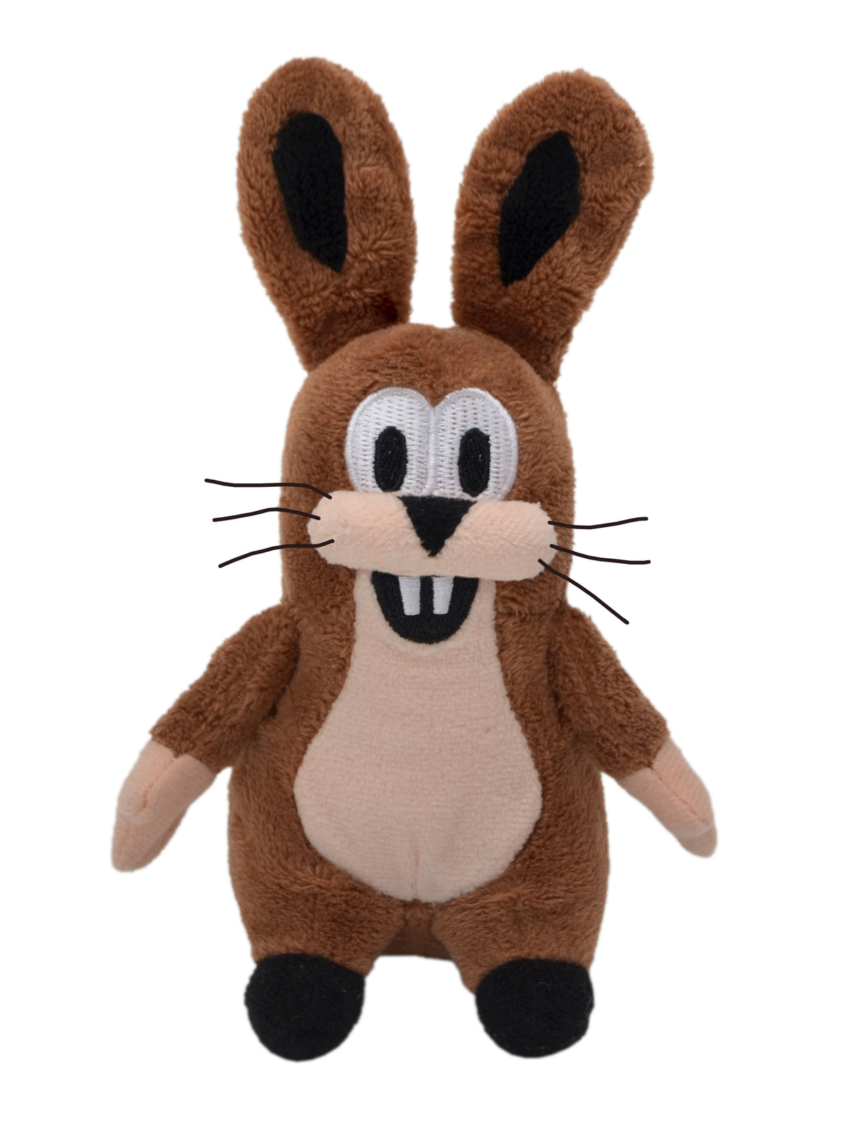 Stuffed Animal The Little Mole's Friend Rabbit 17 cm, Brown Stuffed Animal - Pintado & Lacado