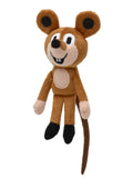 Stuffed Animal The Little Mole's Friend Mouse 14 cm, Brown Stuffed Animal - Pintado & Lacado