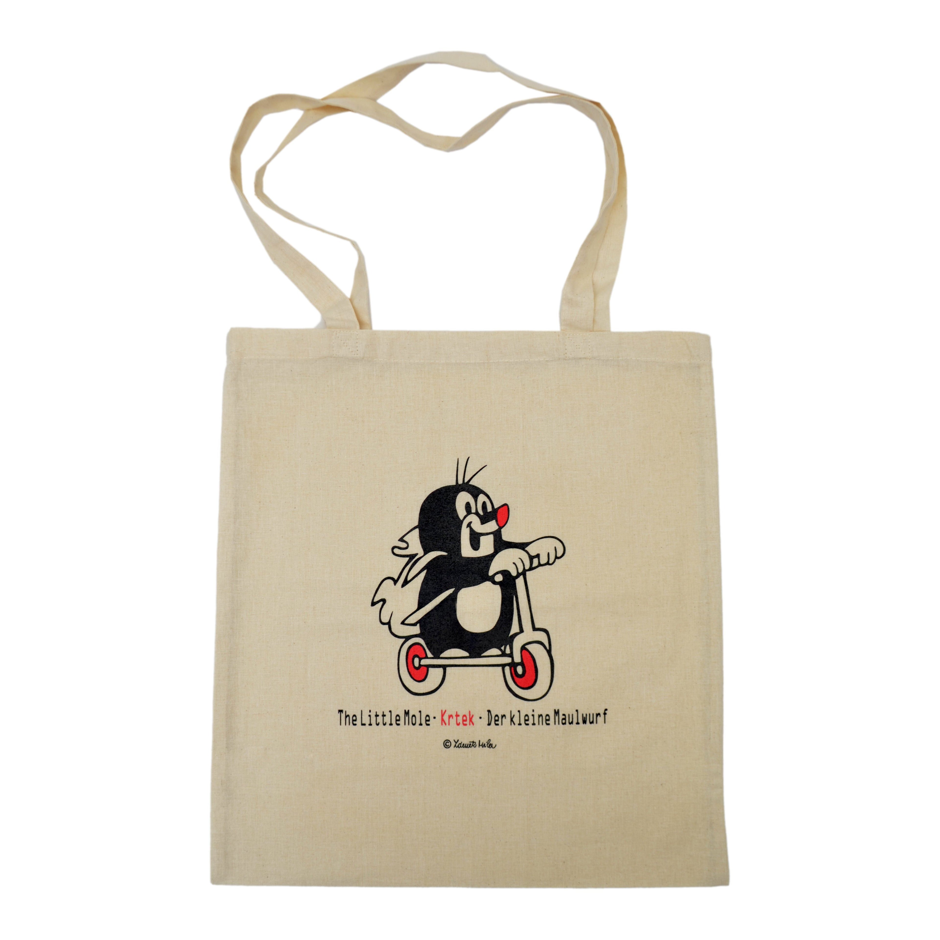 Stoffbeutel Der Kleine Maulwurf und Scooter 42x38 cm, 65001A