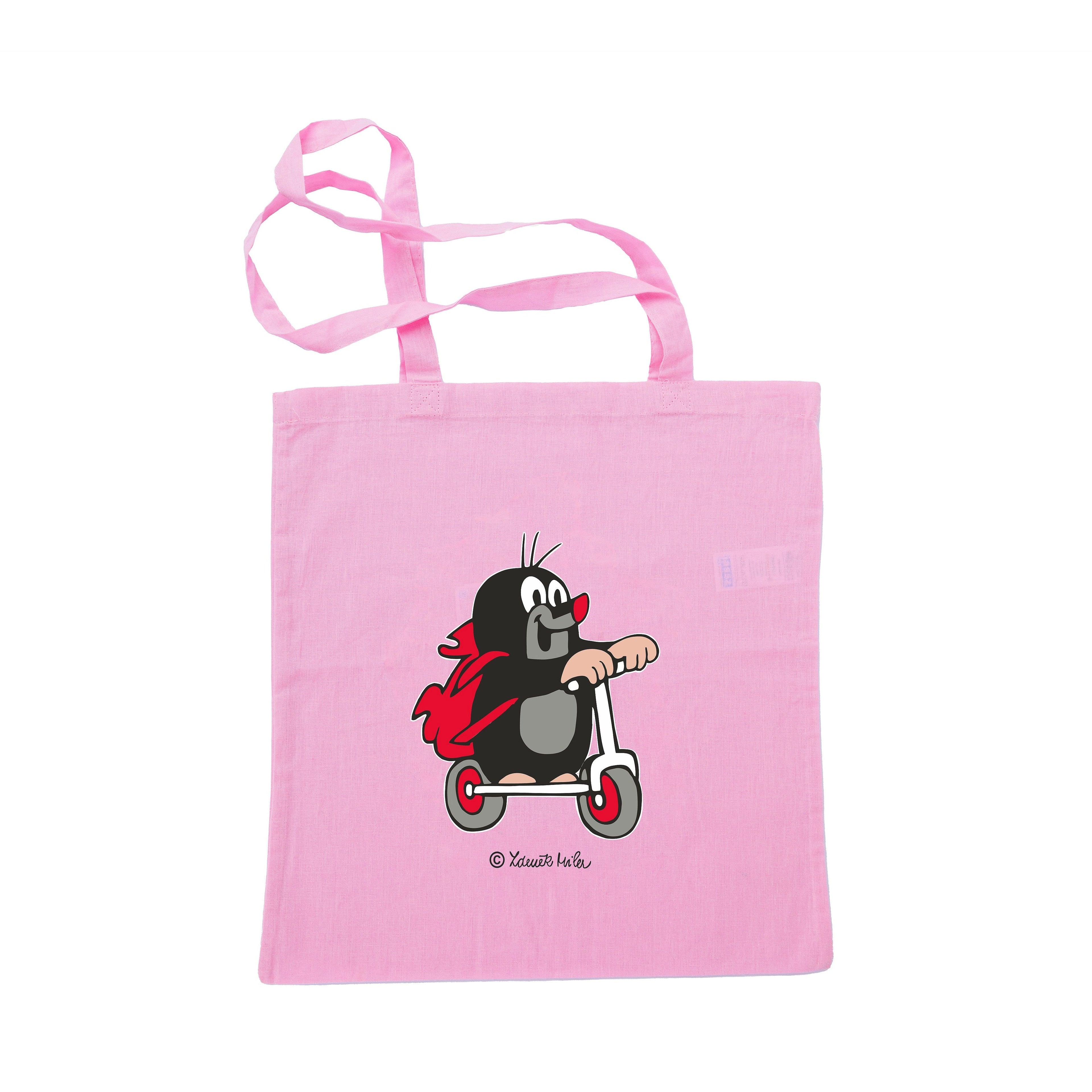 Stoffbeutel Der Kleine Maulwurf und Scooter 42x38 cm, 65006A