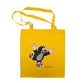 Tote Bag The Little Mole and Skating 42x38 cm, Yellow Tote Bag - Pintado & Lacado