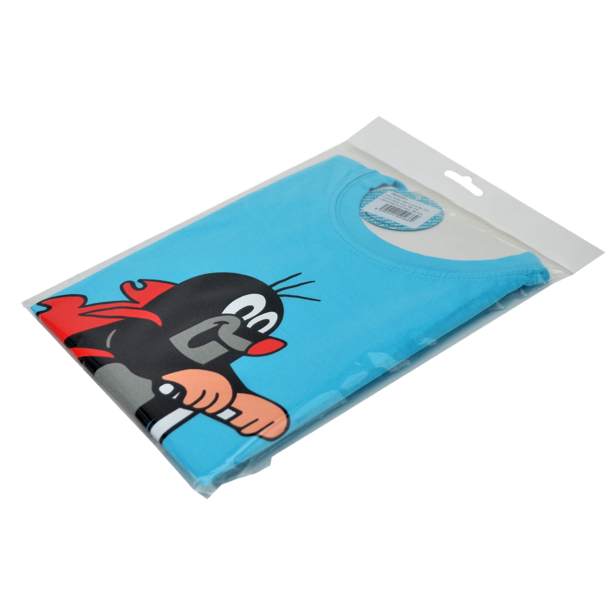 Kurzärmeliges T-shirt Der kleine Maulwurf und Roller Blau 118-128, 78333A3