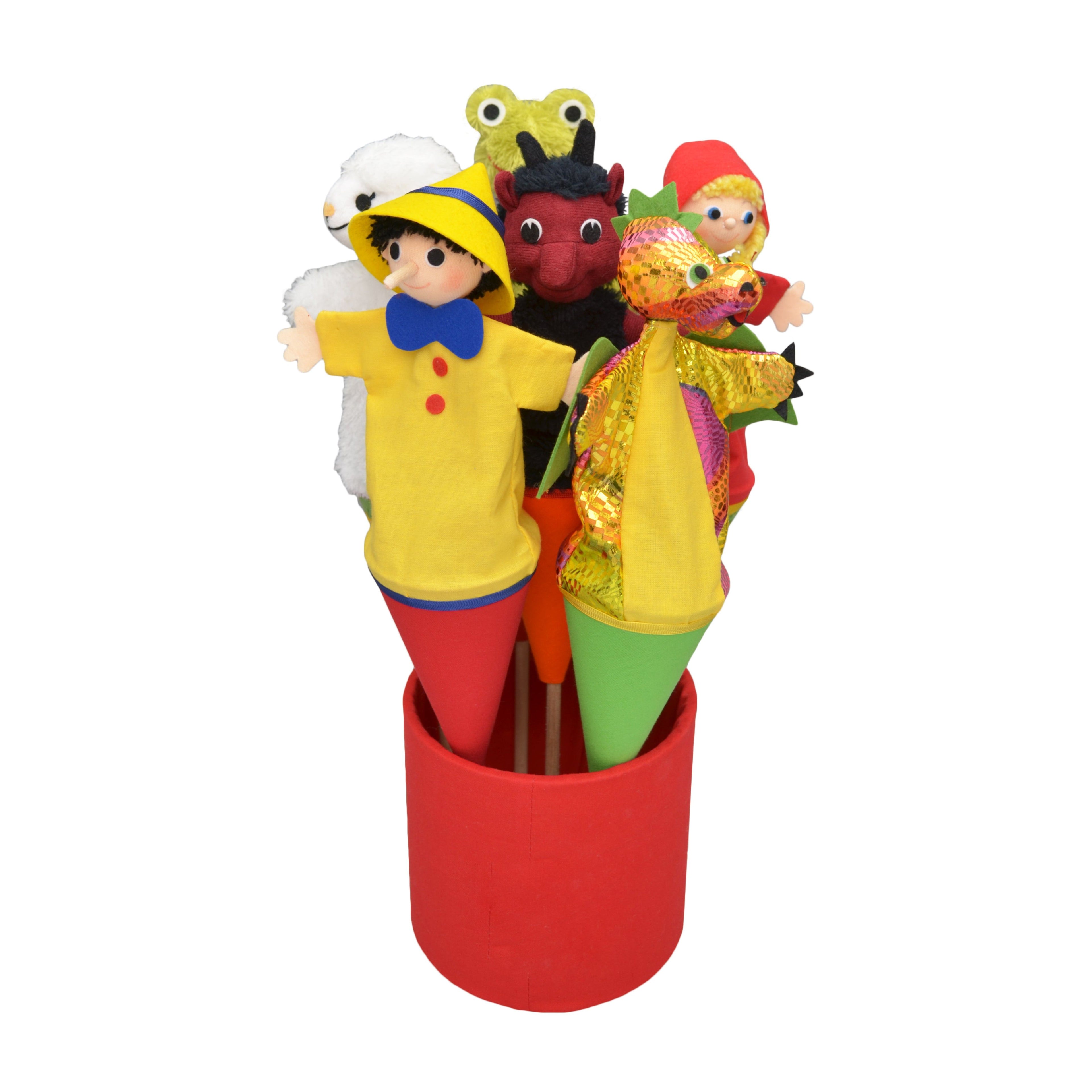 Ständer bis zu 6 Handpuppen , 91216C