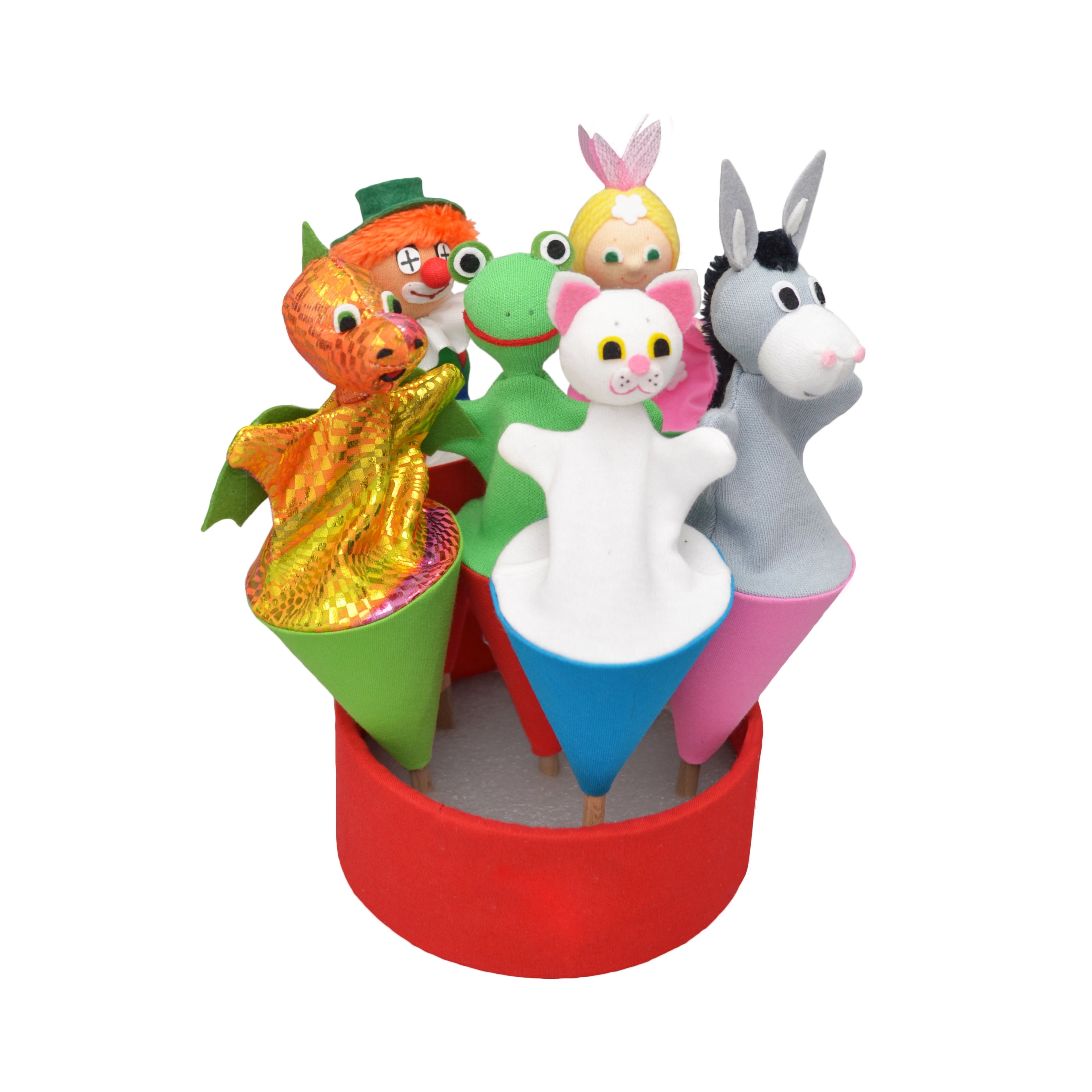 Ständer bis zu 6 Handpuppen , 91216D