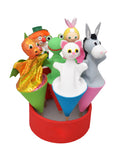 Stand for Hand Puppets for 13 pcs , Multicolour Stand for Hand Puppets - Pintado & Lacado