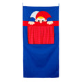 Puppet Theatre Hanging Puppet Theatre with curtain for Door Frame 75x150 cm, Multicolour Puppet Theatre - Pintado & Lacado