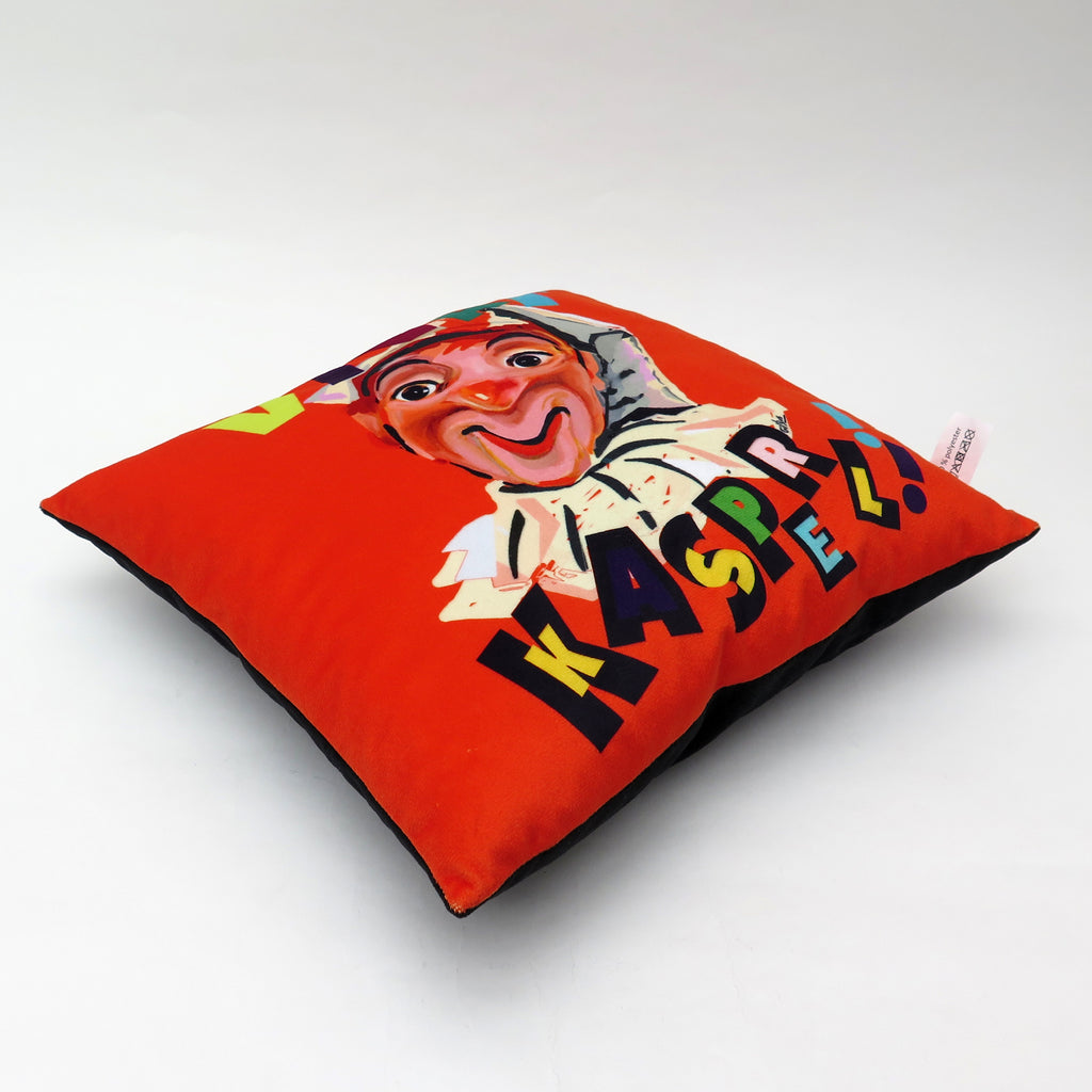 Cushion Kasperl and Pezi 30x30, Red