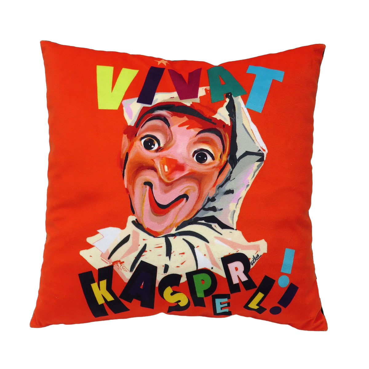 Cushion Kasperl and Pezi 30x30, Red