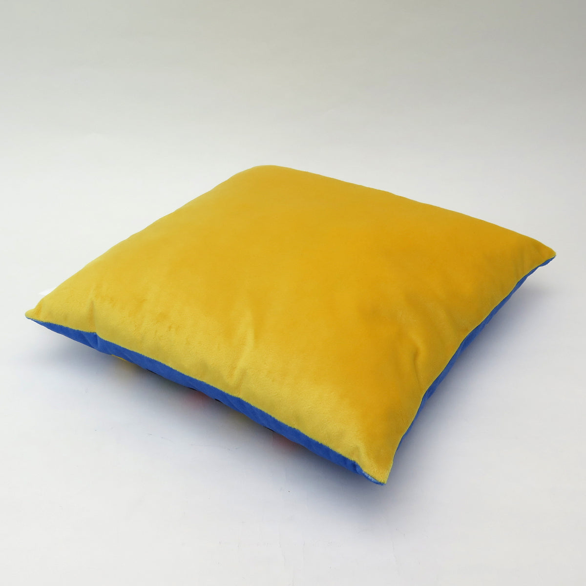 Cushion Kasperl and Pezi 30x30, Blue Cushion - Pintado & Lacado