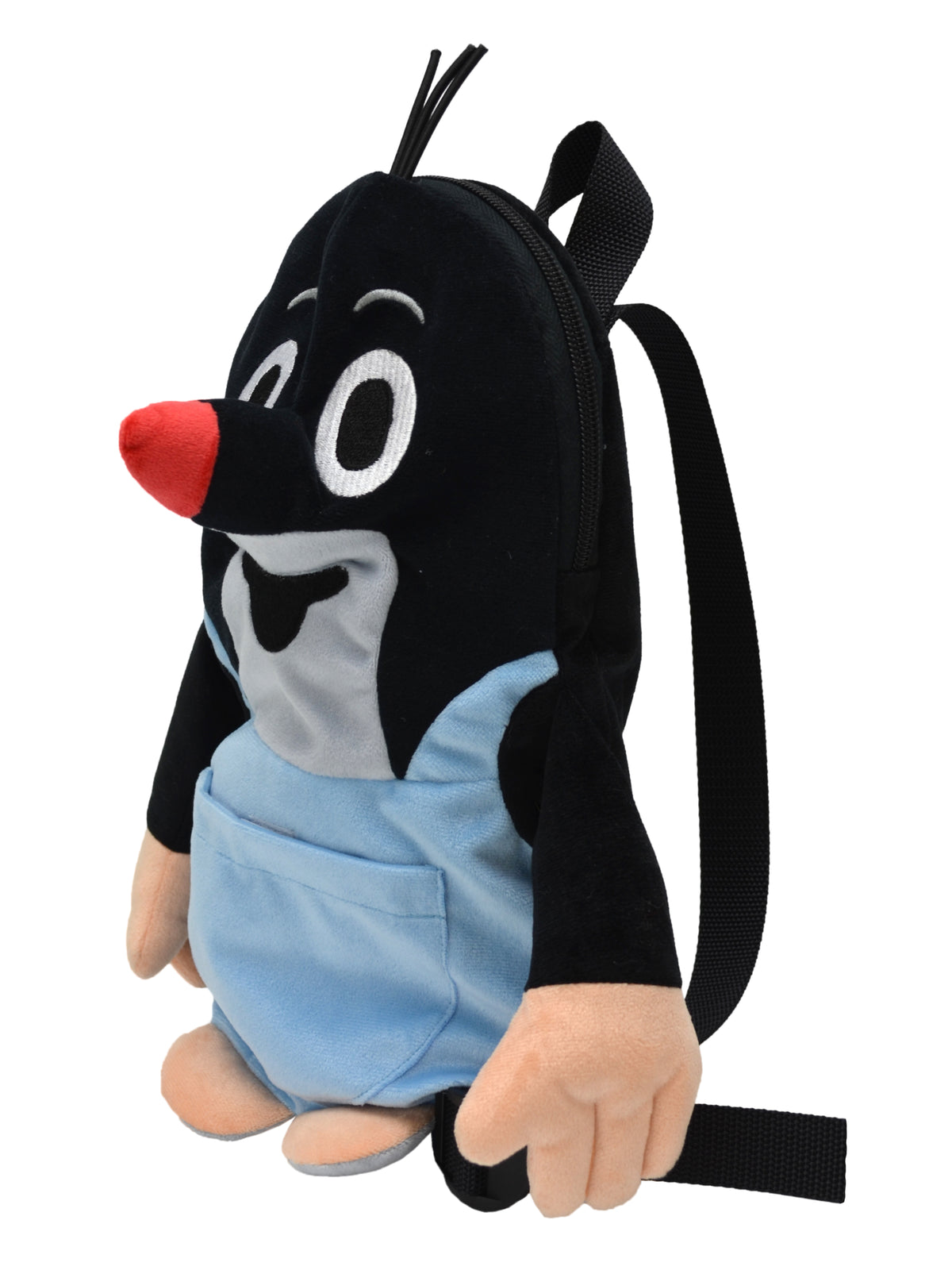 Backpack The Little Mole with Pants 33 cm, Black / Blue