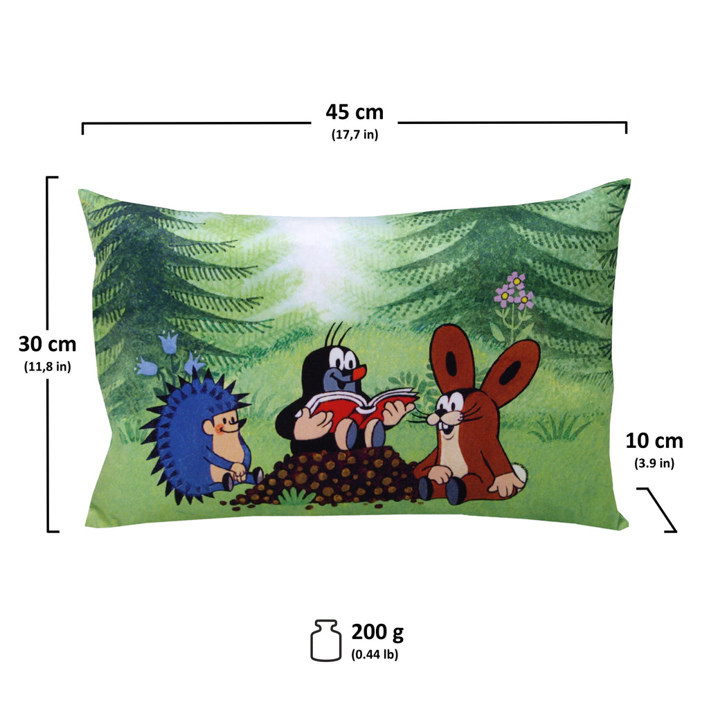 Dekokissen Der Kleine Maulwurf und Freunde 45x30 cm, 99914A