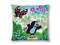 Cushion The Little Mole and Roller Skates 30x30, Multicolour Cushion - Pintado & Lacado