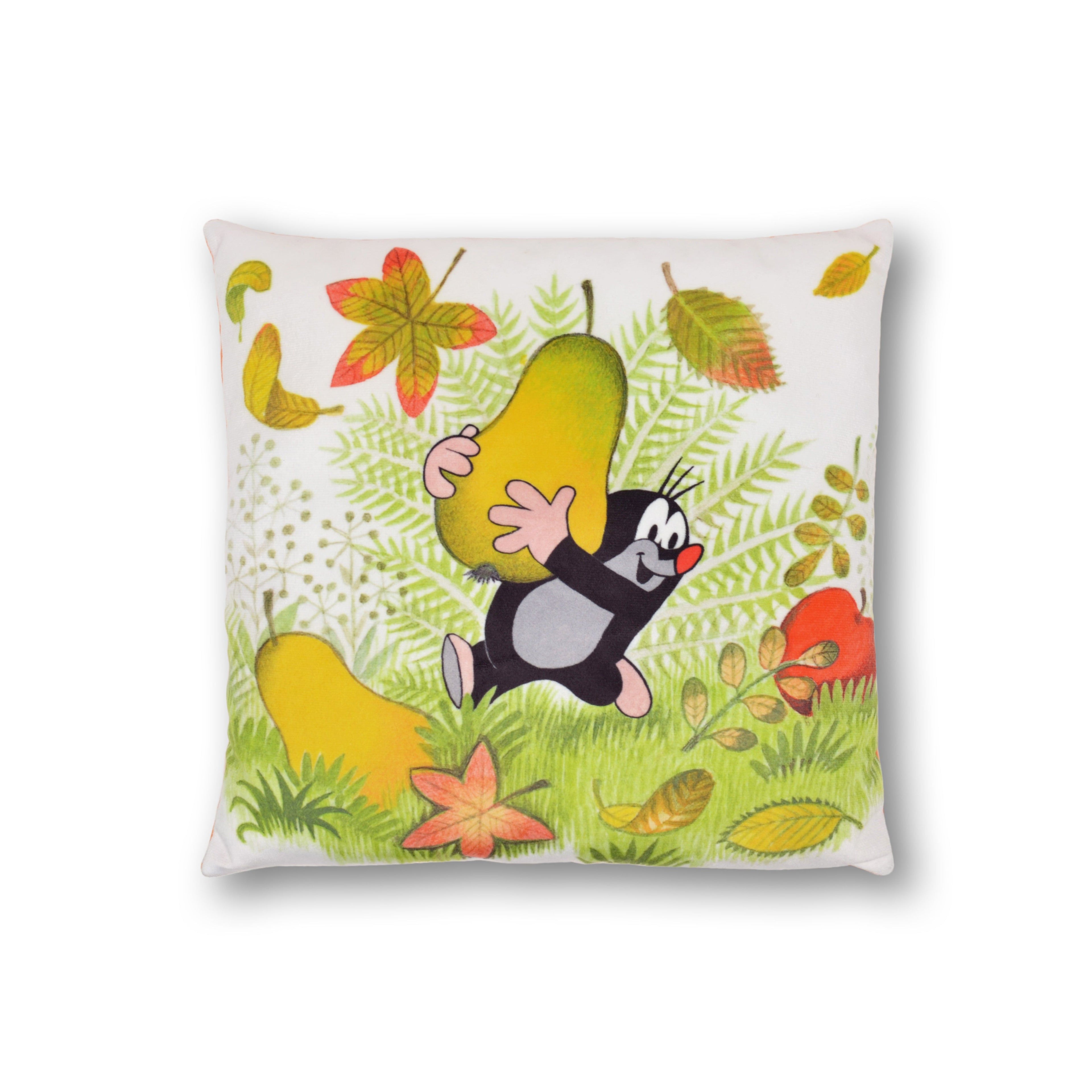 Dekokissen Der Kleine Maulwurf und Birne 30x30 cm, 99915G