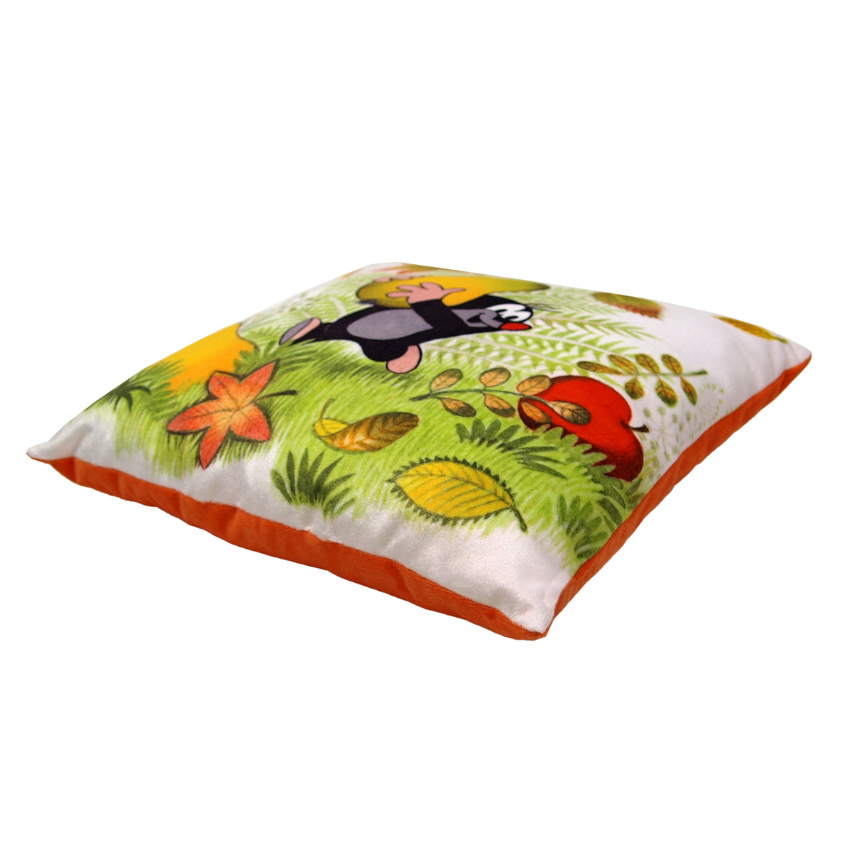 Cushion The Little Mole and Pear 30x30, Multicolour Cushion - Pintado & Lacado