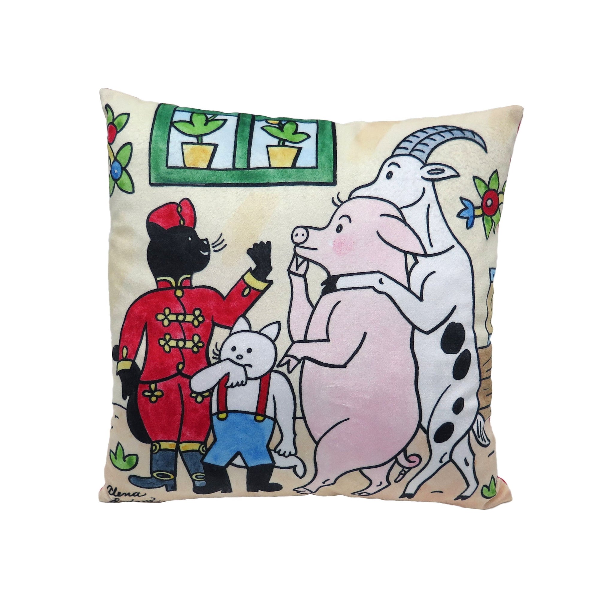 Polštář s Kocourem Mikešem 30x30 cm
