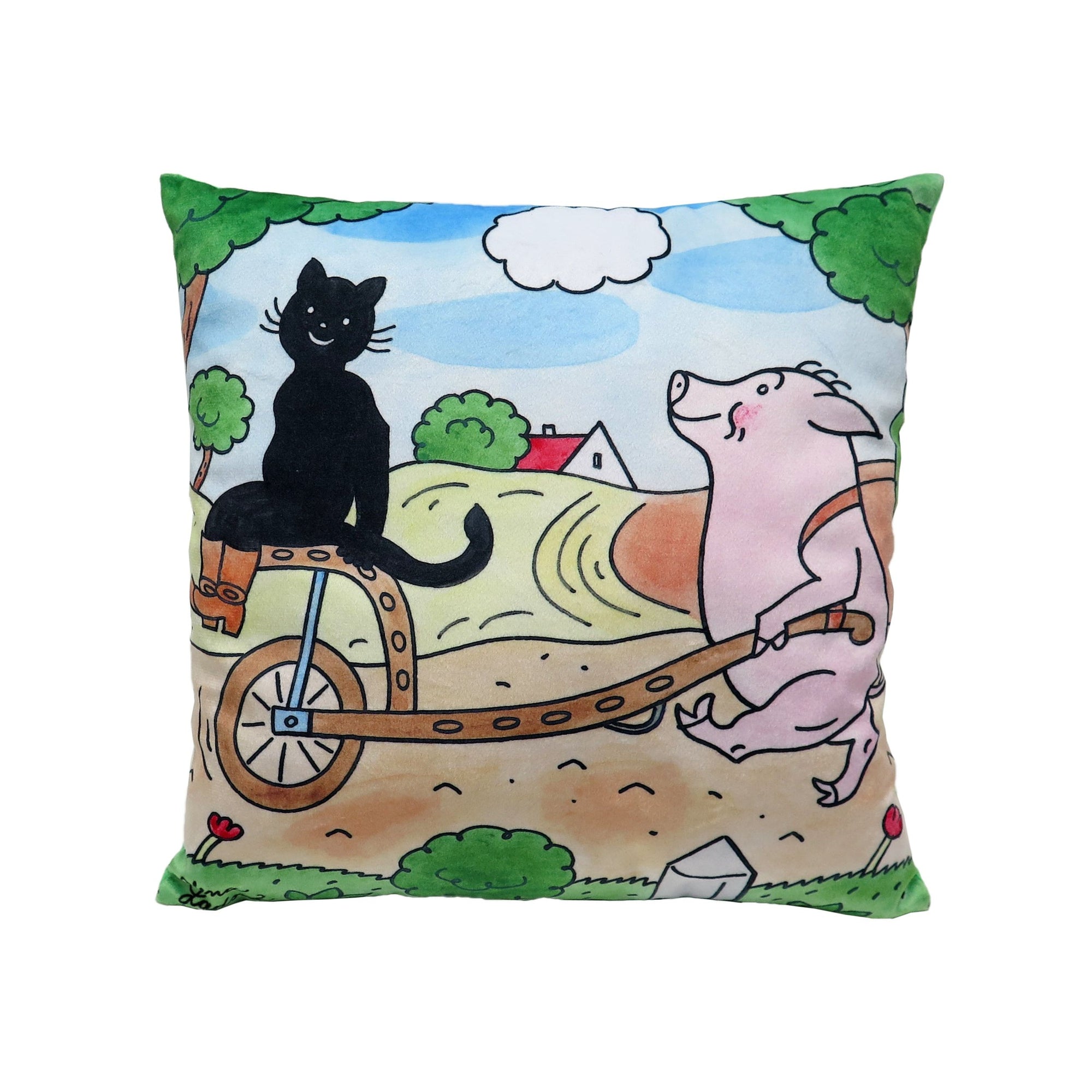 Polštář s Kocourem Mikešem 30x30 cm