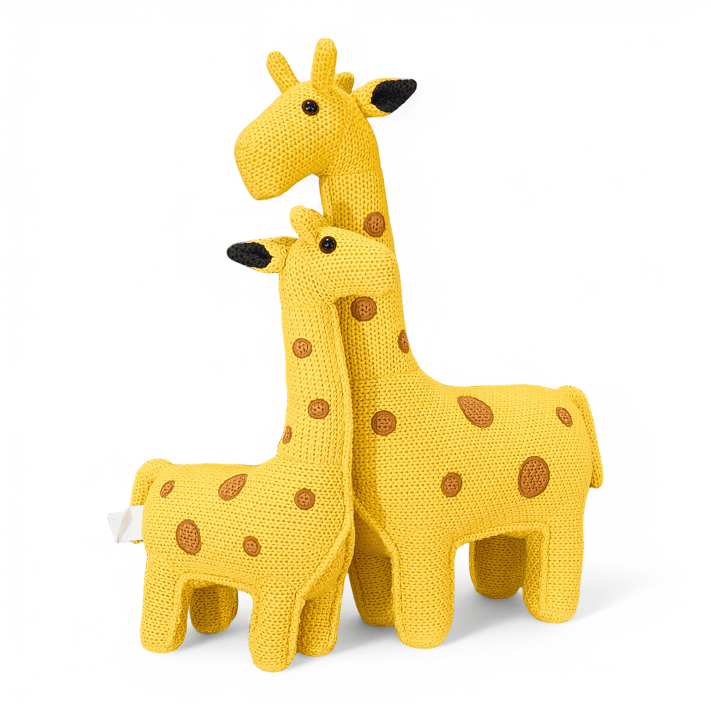 Set of 2 Stuffed Animals Giraffes Stuffed Animal - Pintado & Lacado
