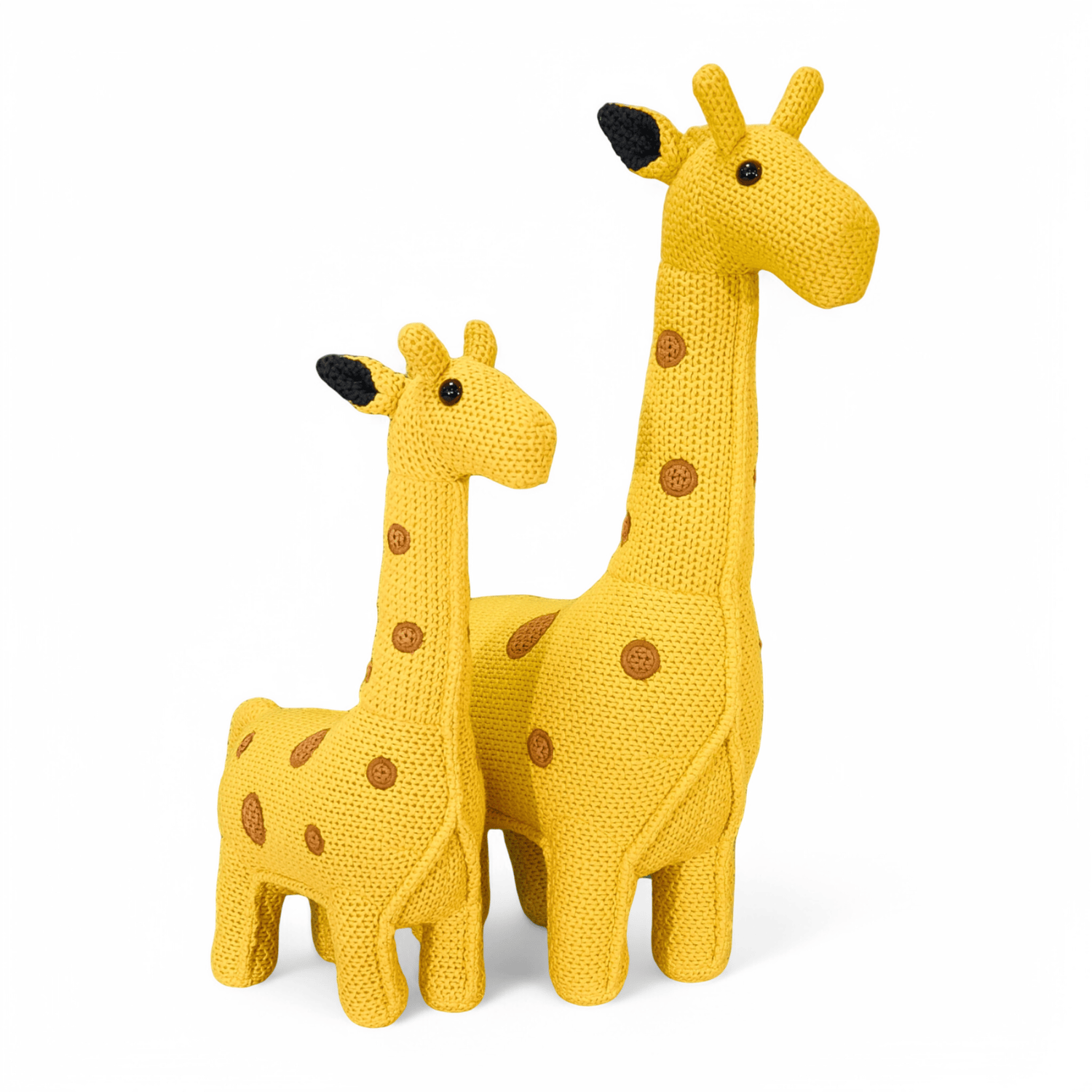 Set of 2 Stuffed Animals Giraffes Stuffed Animal - Pintado & Lacado