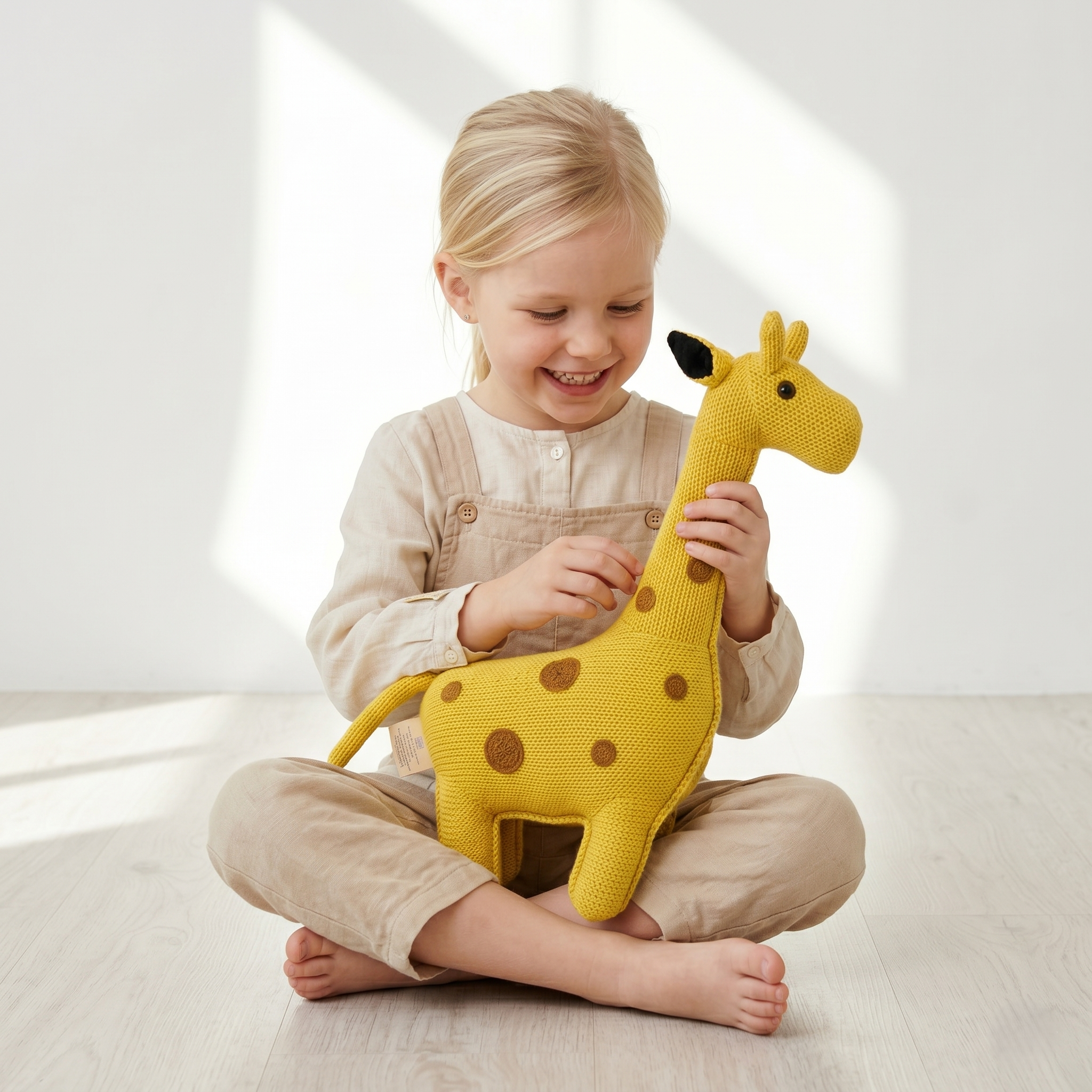 Crochet Stuffed Animal Giraffe 40 cm
