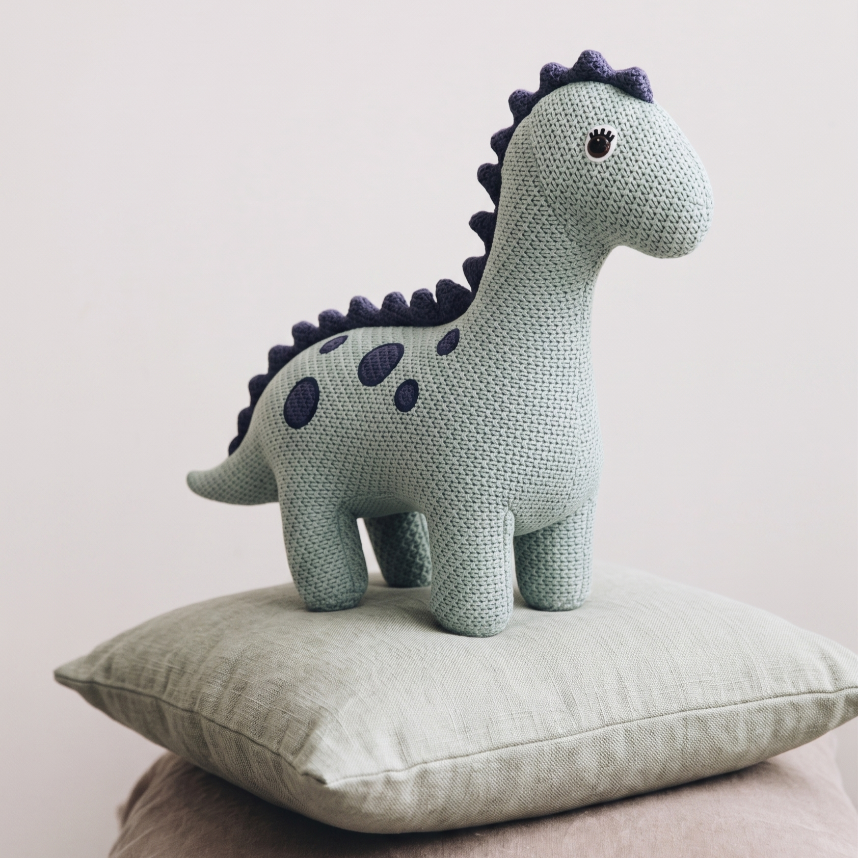 Crochet Stuffed Animal Dinosaur 45 cm