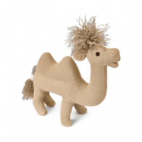 Knitted Stuffed Animal Camel 42 cm Stuffed Animal - Pintado & Lacado