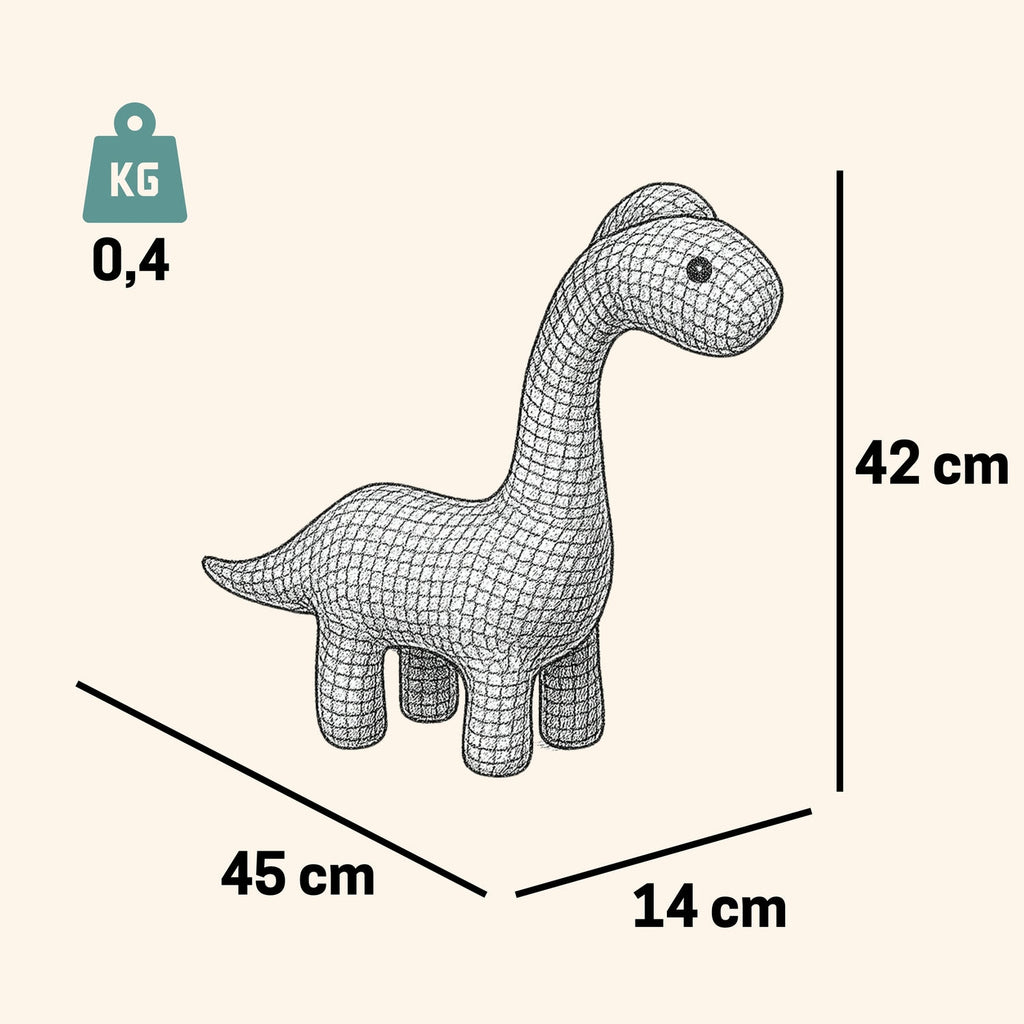Kuscheltier Häkeltier Dinosaurier 42 cm Kuscheltier - Pintado & Lacado
