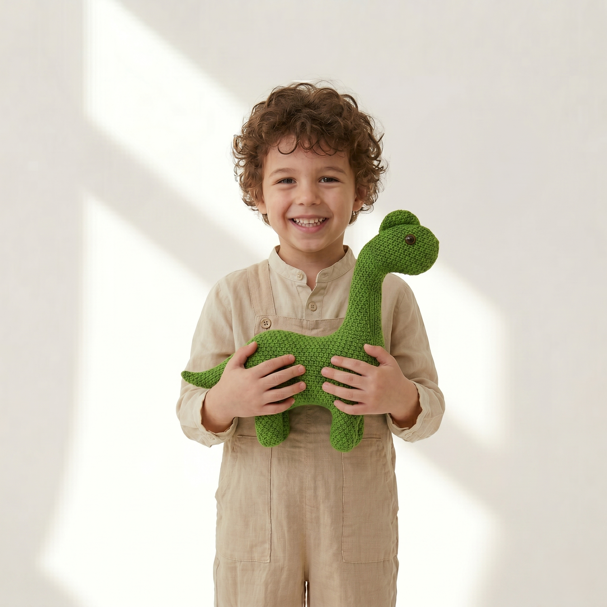 Crochet Stuffed Animal Dinosaur 32 cm