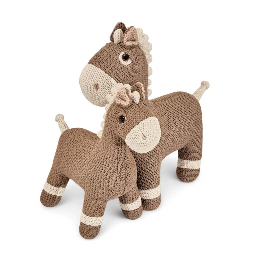 Set of 2 Stuffed Animals Horses Stuffed Animal - Pintado & Lacado